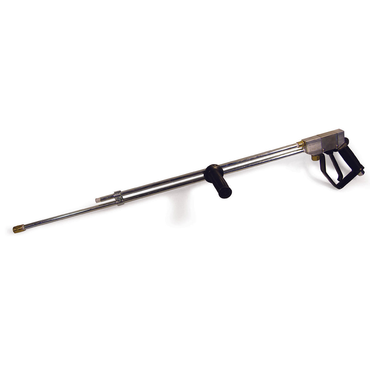 SJ3000 Double Barrel Pressure Washer Dump Gun - Stainless Steel, 36″ With Foregrip